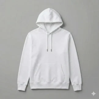 Bluza z kapturem biała