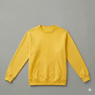 Bluza bez kaptura żółta