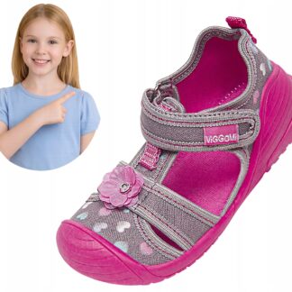 Kapcie dziecięce Barefoot Viggami SANDRA , Pantofle dla dzieci